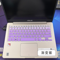 14寸华硕s4000v/us4100s4200e406sy4000r421u笔记本电脑键盘保护膜按键防尘套|渐变紫()