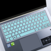 适用于宏碁acer新蜂鸟fun2020 14寸十代i5笔记本电脑键盘保护膜垫|半透薄荷-买1送1