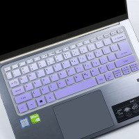 适用于宏碁传奇14英寸新一代7nm六核处理器笔记本键盘膜|渐变紫色-买1送1