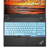 联想thinkpadt570t580e590p51s笔记本键盘保护贴膜15.6英寸e580e585e595p|半透宝石绿