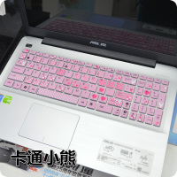 15.6寸笔记本电脑键盘保护贴膜fx50j顽石5代飞行堡垒fl8000u|卡通小熊