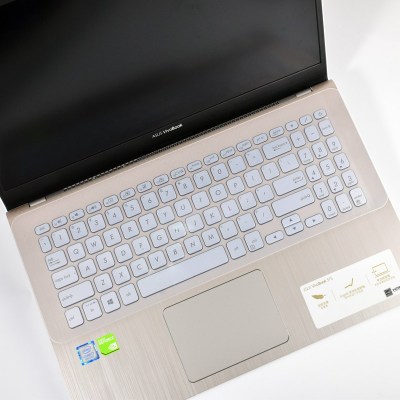 联想华硕戴尔hp小米苹果acer神舟战神电脑键盘保护贴膜15.6通用型14英寸13.3笔记本|[15-17寸两片装]透明