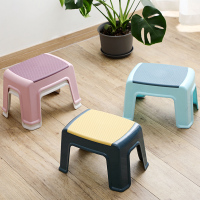 小凳子塑料板凳家用儿童凳撞色加厚防滑踩脚凳脚踏宝宝矮凳子洗澡