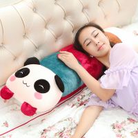 卡通熊猫枕头毛绒玩具公仔熊猫娃娃床上抱枕儿童靠枕生日礼物女生