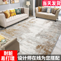 现代轻奢地毯客厅茶几毯欧式沙发垫子可擦家用易打理卧室耐脏地垫
