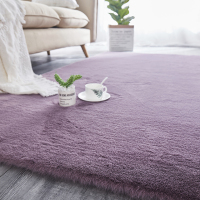 特价北欧仿兔毛绒地毯客厅茶几毯ins地毯卧室满铺可爱房间床边毯