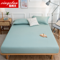纯素色床笠单件1.8m床单全包防尘罩席梦思床垫保护套固定防滑床罩