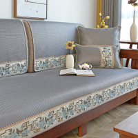 新中式实木沙发垫四季通用防滑红木靠背垫巾中式沙发坐垫套罩