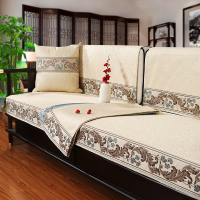 实木沙发垫套罩四季通用防滑新中式木质坐垫现代中式靠背巾垫