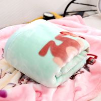 新生婴儿小毛毯被儿童加厚双层幼儿园小孩双面绒宝宝午睡毯子冬季