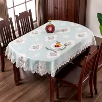北欧布艺桌布大圆餐桌布家用椭圆形餐桌布长方形茶几台布小圆盖布