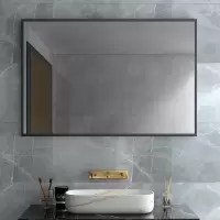 卫生间镜子浴室镜子贴墙洗漱台镜子洗手间挂墙式厕所镜子卫浴镜子