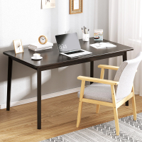 书桌简易家用桌椅组合极简学习桌学生卧室实木腿一体电脑办公桌子
