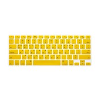 韩语字根macbookair11.6键盘膜mac苹果笔记本pro13寸15.4键盘保护膜贴13|13.315.4通用黄色