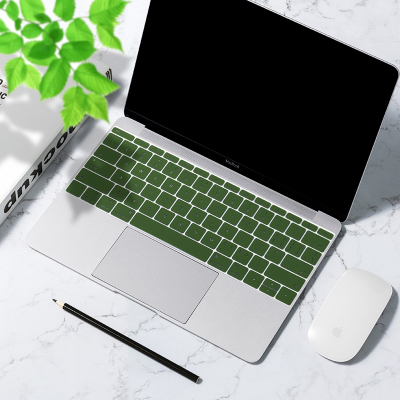 2019新款macbook苹果笔记本电脑键盘膜pro13寸a|[墨绿色]液态硅胶透光键盘膜[请留言电脑型号]