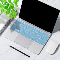 2019新款macbook苹果笔记本电脑键盘膜pro13寸a|[天青色]液态硅胶透光键盘膜[请留言电脑型号]
