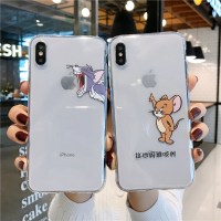 卡通苹果xsmax手机苹果11pro软壳iphone8plus杰瑞鼠6splus汤姆猫防摔7plus情侣男女手机保护壳i