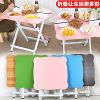 店庆特惠折叠桌餐桌家用简约小户型2人4人便携式饭桌正方形圆形小桌子折叠
