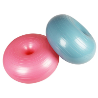 [送打气筒]三梵 瑜伽球健身球加厚防爆运动训练球家用减肥瑜伽平衡苹果球甜甜圈