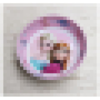 密胺吐骨头碟子卡通可爱餐具创意塑料垃圾盘圆形小吃碟子水果盘子 冰雪奇缘