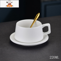  300大容量咖啡杯碟欧式小奢华陶瓷拉花杯子拿铁杯定制 敬平马克杯