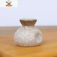 简约釉下彩陶瓷牙签筒家庭餐厅火锅干冰小瓶子收纳盒饭店日式盅 敬平 祥瑞布袋牙签筒