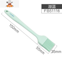 烧烤刷子硅胶刷油刷 可高温 厨房烤肉披萨蛋液刷 烘焙工具 敬平 湖蓝色FB51116