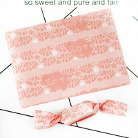 烘焙包装糖果纸牛轧糖包装纸糖果纸包装糖纸油纸500张|黄色爱之藤粉色