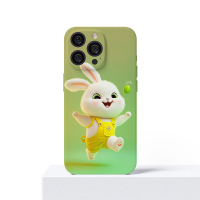 适用苹果手机壳iphone14promax手机保护套卡通可爱兔子菲林手机壳