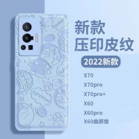 莱圳发 适用于vivo X80Pro手机壳vS12Pro全包防摔保护套iqooneo5皮纹保护壳