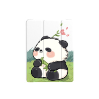 适用苹果ipad保护套第十代pro小熊猫花花果赖mini6可爱8.3寸平板