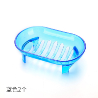 创意简约大号浴室沥水皂托卫生间香皂盒肥皂架洗衣塑料肥皂盒 三维工匠 卡通儿童皂盒-蓝色