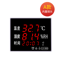 工业温湿度显示仪器大屏幕 LED智能高精度车间仓库温湿度计带报警 三维工匠 HEC658[D款]