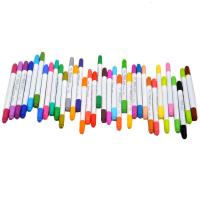粗细两用36色水彩笔发美术绘图用品盒装双头水彩笔