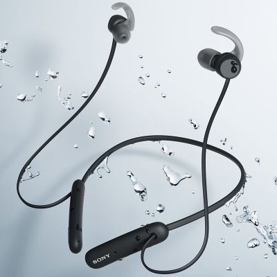WI-SP510强劲重低音无线防水运动耳机适用苹果安卓华为 黑色