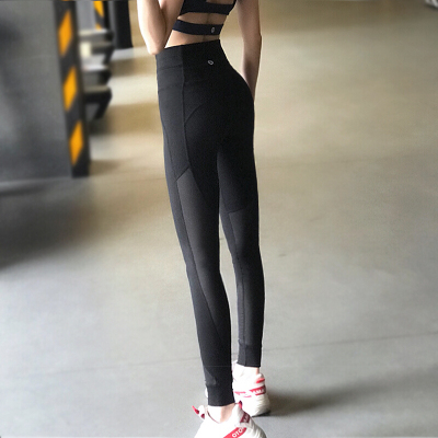 珂卡慕(KEKAMU)健身裤弹力紧身外穿瑜伽跑步运动长裤高腰裤