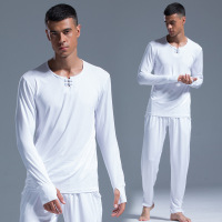 珂卡慕(KEKAMU)2020新款运动套装男士瑜伽服套装运动健身服男瑜伽服长袖