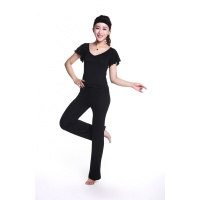 珂卡慕(KEKAMU)莫代尔瑜伽服女套装 春夏大码舞蹈服瑜珈服运动服健身服形体服