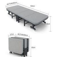 心业70公分折叠床XY-ZDR7海绵床  此产品单件不出售批量请联系客服