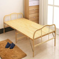 心业环保竹床折叠床单人床XYZMZDC01竹制床  此产品单件不出售批量请联系客服