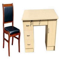 心业1.2米免漆办公桌小皮面椅XY-MQZXPY12办公桌椅套装  此产品单件不出售批量请联系客服(仅在线下销售,仅供安