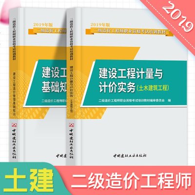 建设工程计量与计价实务(土木建筑工程2019年版二级造价工程师职业资格考试培训教材)编者:李志国