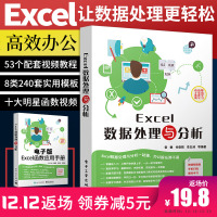 excel教程书籍Excel数据处理与分析计算机应用基础电子表格制作excel函数公式应用大