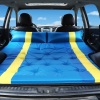 敬平北京现代ix25ix35领动汽车载充气床垫睡垫气垫床后排座车旅行床 A款标准版半自动充气[蓝黄条] 平