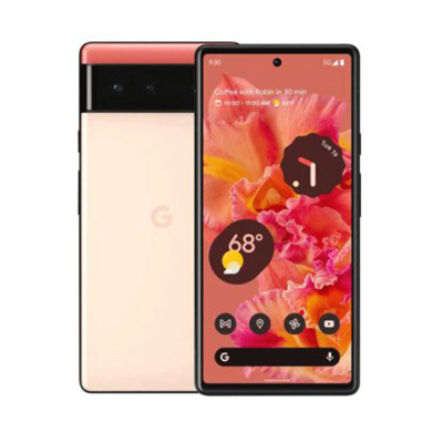 谷歌Google Pixel 6 桃 8+128G 六代智能手机6.4英寸 OLED屏 自研处理器 原生安卓12 桃色