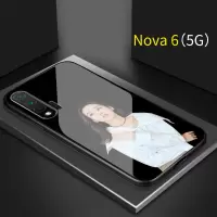 华为nova6手机壳定制照片华为nova6来图定做diy订制作nova6se图片图案nova6钢化玻璃套男女软硬5真智力