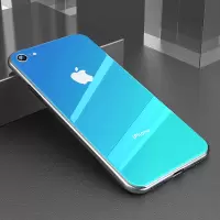 新款彩虹苹果7plus手机壳iphone8苹果6全包iphone6splus玻璃8plus潮牌iphone7渐变7真智力