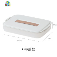 饺子保鲜盒家用冰箱速冻水饺混沌收纳盒多层分格托盘67104 FENGHOU