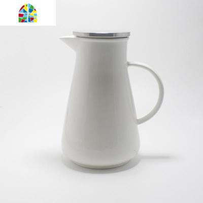 现代简约茶壶陶瓷单壶冷水壶带过滤办公家用大码壶早餐下午茶泡壶 FENGHOU 透明凉水壶
