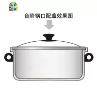 封后c型钢化玻璃锅盖23cm汤锅蒸锅奶锅23 24 25 26 27 28 29 30 31c C型圆钮把手玻璃锅盖19